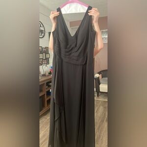 Black azazie bridesmaid dress